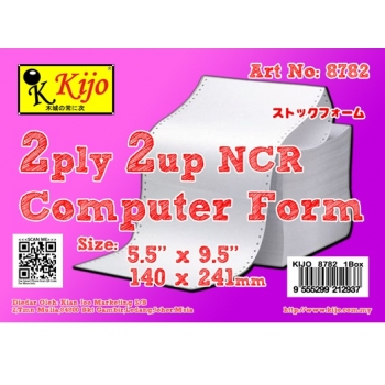 8782 2ply 2up NCR Computer Form